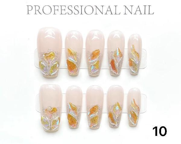 Link 0 number(0-100) Handmade nails