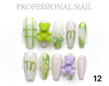 Link 0 number(0-100) Handmade nails