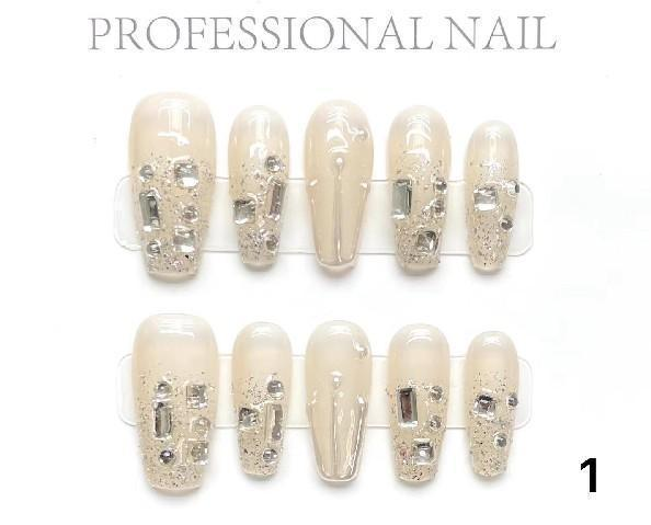 Link 0 number(0-100) Handmade nails