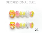 Link 0 number(0-100) Handmade nails