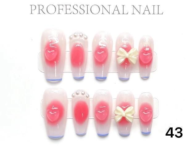 Link 0 number(0-100) Handmade nails