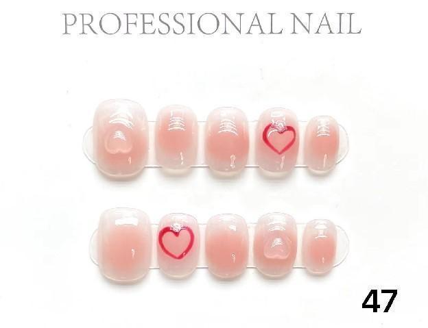 Link 0 number(0-100) Handmade nails