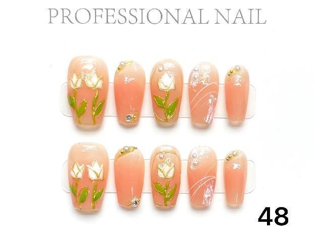 Link 0 number(0-100) Handmade nails