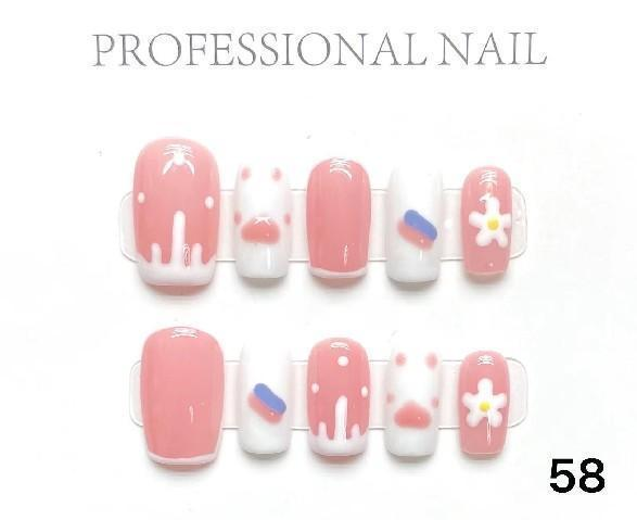 Link 0 number(0-100) Handmade nails