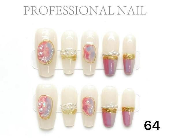 Link 0 number(0-100) Handmade nails