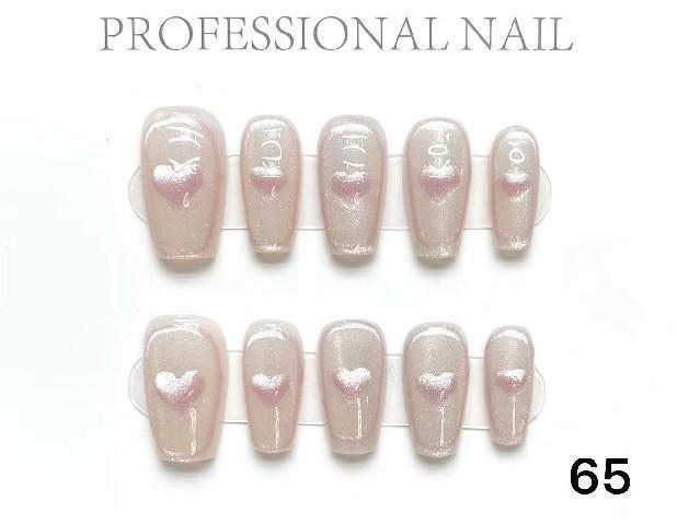 Link 0 number(0-100) Handmade nails