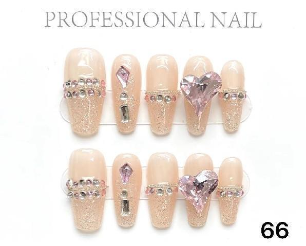 Link 0 number(0-100) Handmade nails