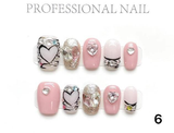 Link 0 number(0-100) Handmade nails