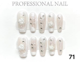 Link 0 number(0-100) Handmade nails