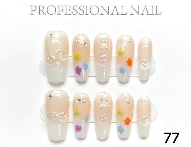 Link 0 number(0-100) Handmade nails