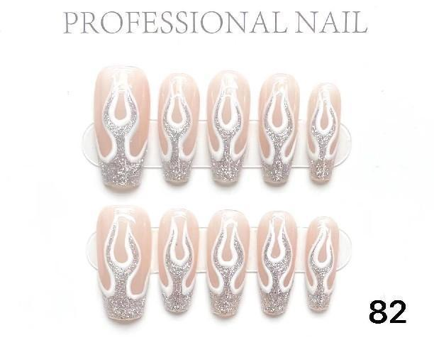 Link 0 number(0-100) Handmade nails