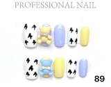 Link 0 number(0-100) Handmade nails