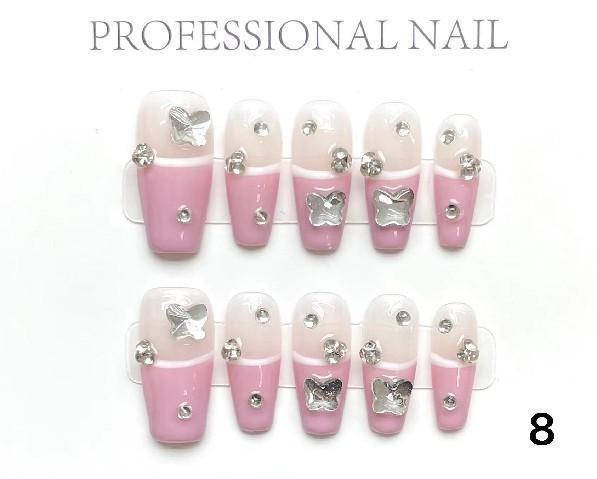 Link 0 number(0-100) Handmade nails