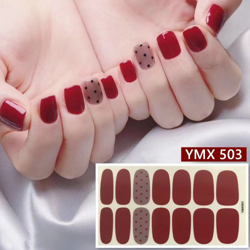 10 pieces of nail sticker ,color can be selected