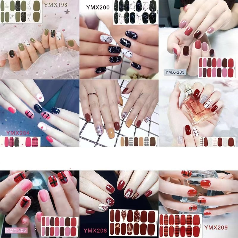 10 pieces of nail sticker ,color can be selected