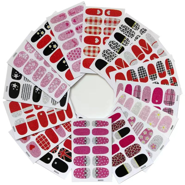 10 pieces of nail sticker ,color can be selected