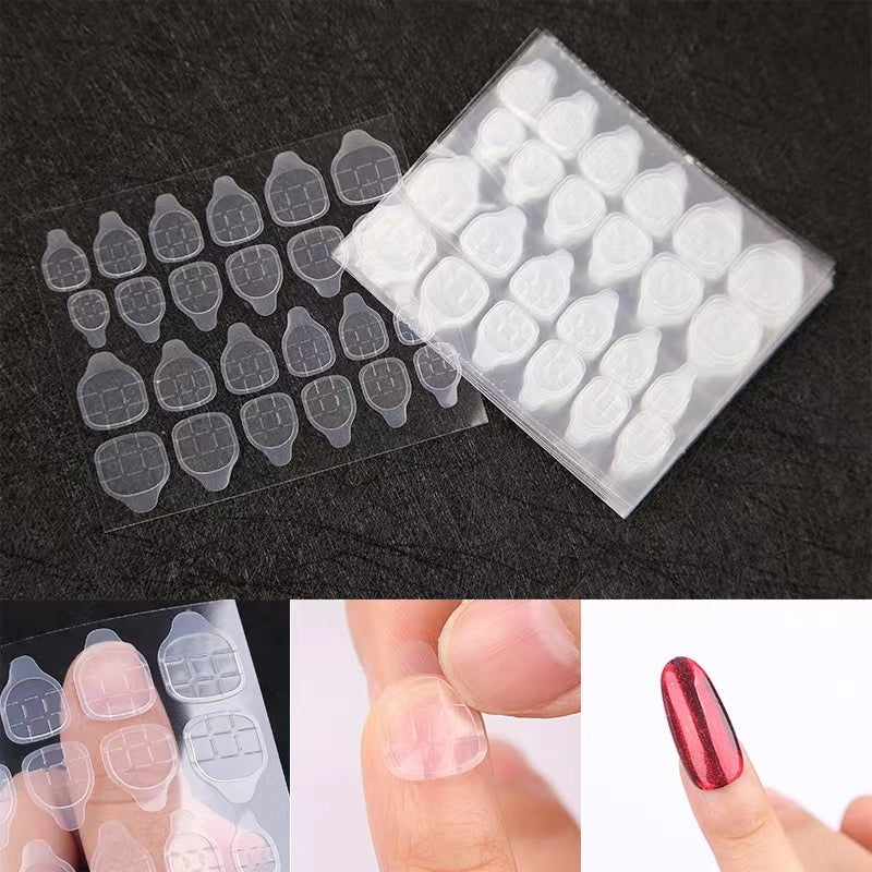 Jelly Gel Glue Nail Sticker Double Sided Nail Glue Stickers