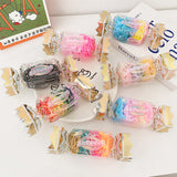 Candy Hair rope colour Hair band 100PCS Hair band in one box,Random color